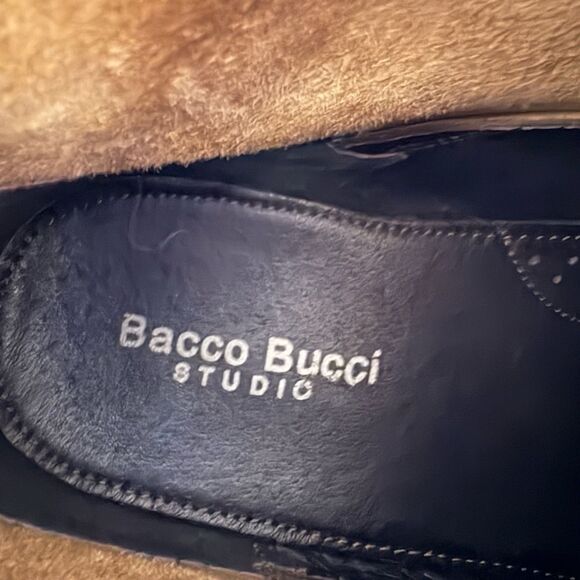 Bacco Bucci Mens Chukka Boots Size 11 Brown Suede Classic Lace-Up Versatile - Picture 5 of 7